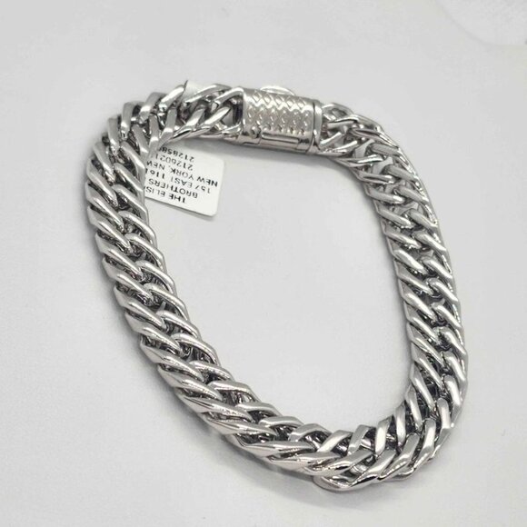 Brand New   Sterling Silver 925 Cuban link style  Bracelet - Picture 4 of 4